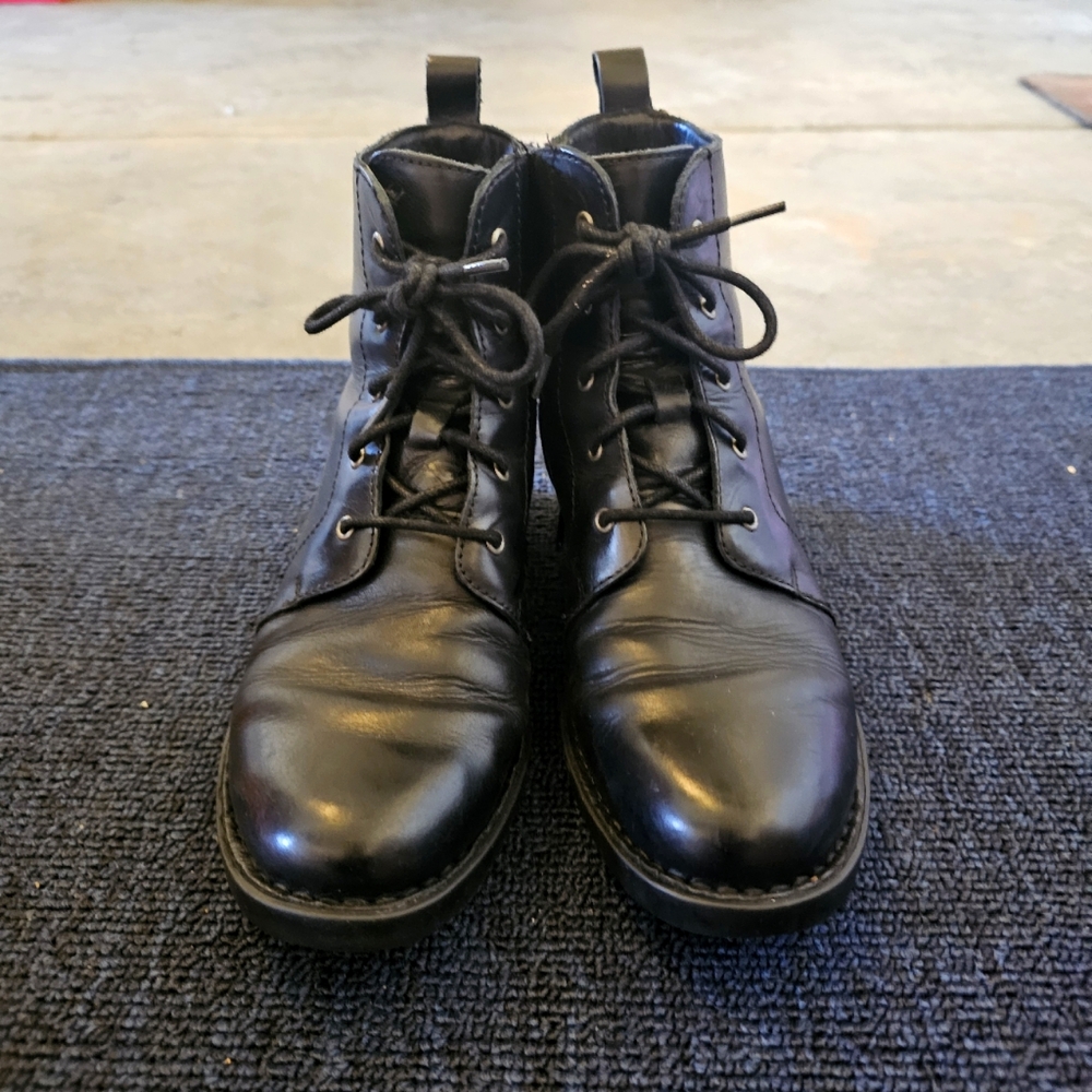 Black Leather Boots